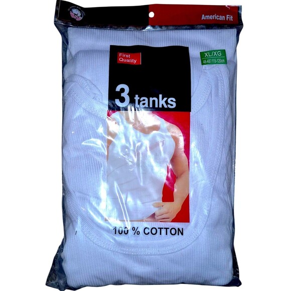 3-Pack Rodex Men’s Tank Tops | First Quality | Soft Cotton | Size XL - Picture 1 of 3